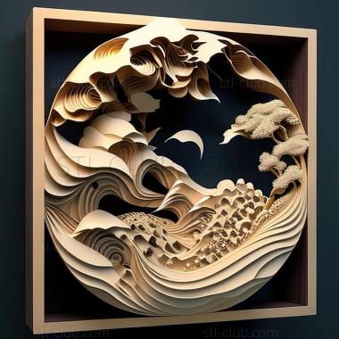 3D model japanese art (STL)